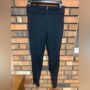 Women’s Black Fox Racing  Quilted Front Zip Leggings
